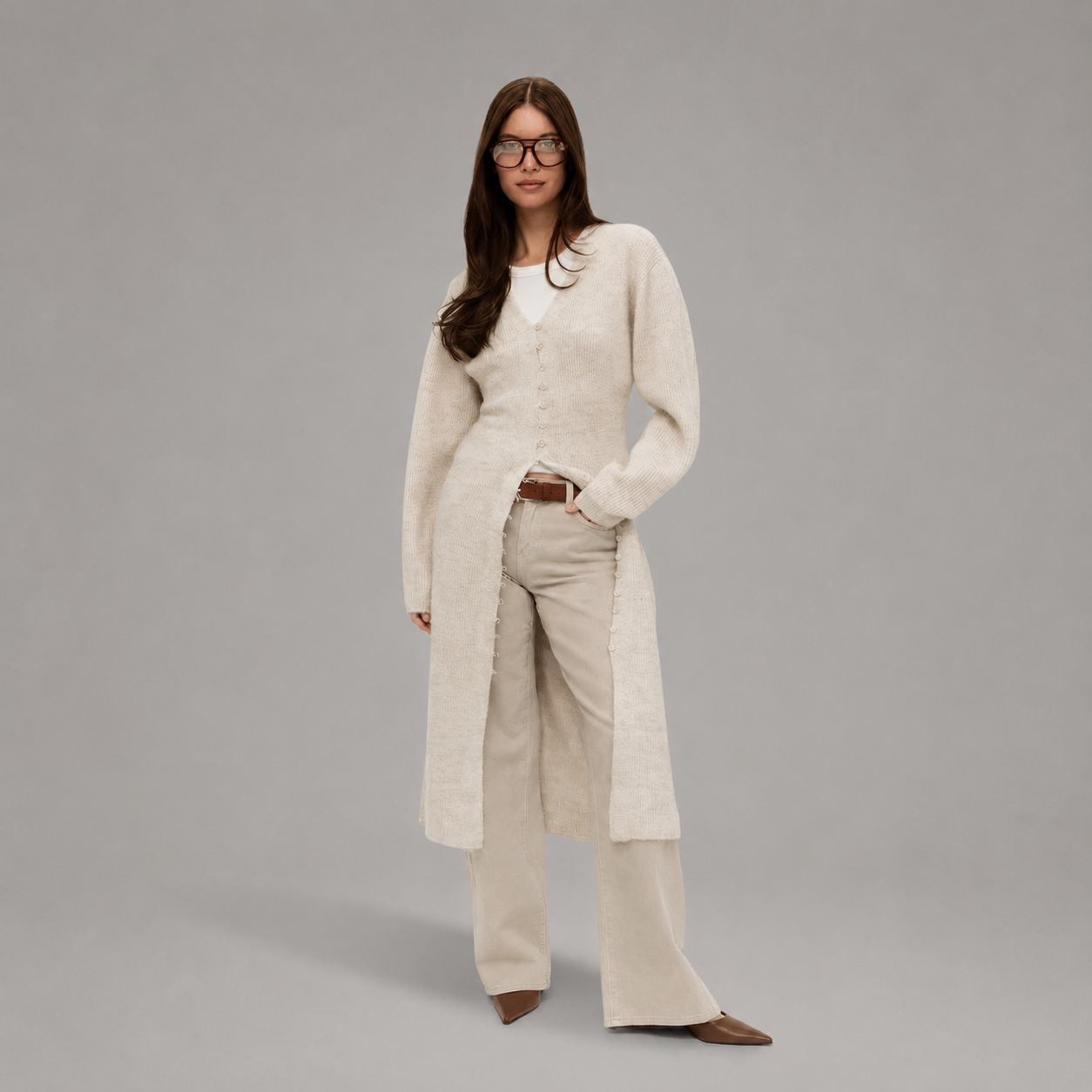 Lauratilo Knitted Cardigan Dress