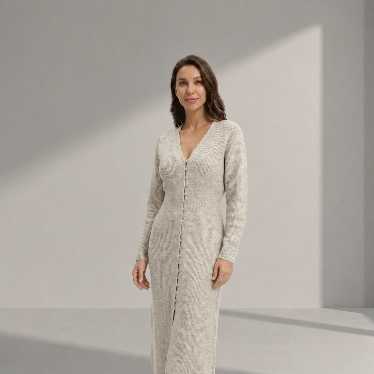 Lauratilo Knitted Cardigan Dress