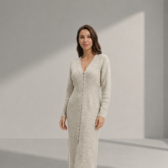Lauratilo Knitted Cardigan Dress