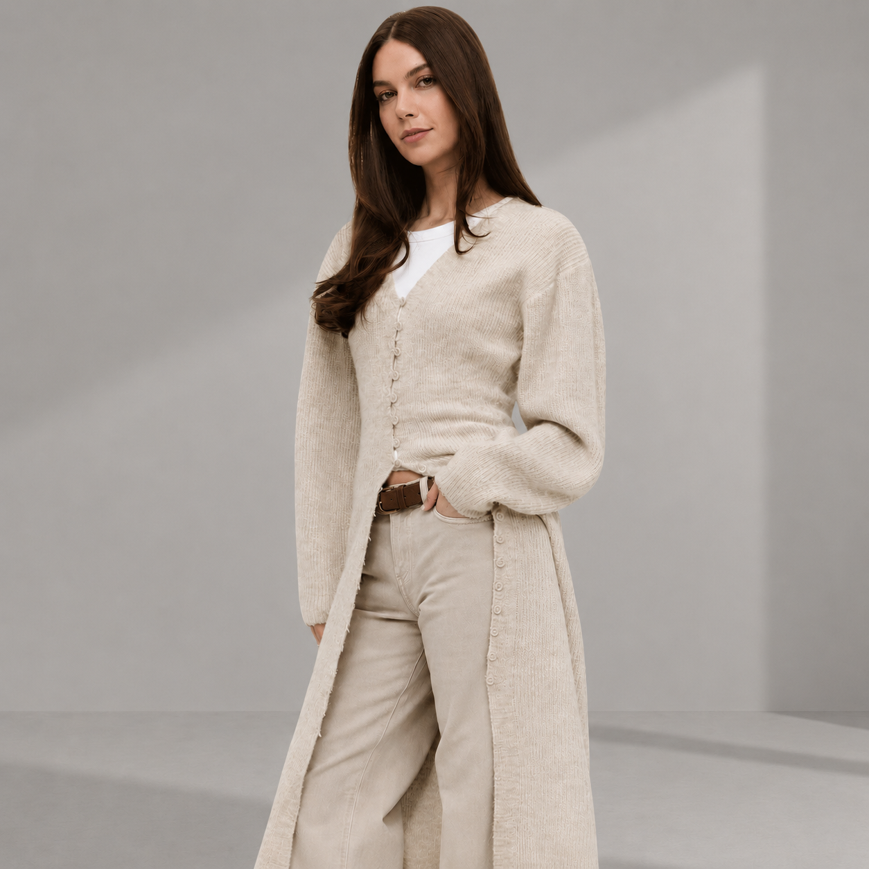 Lauratilo Knitted Cardigan Dress
