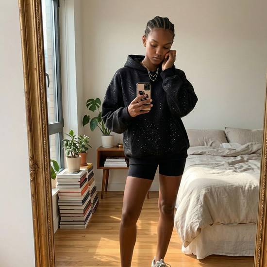 Lauratilo Original Black Hoodie