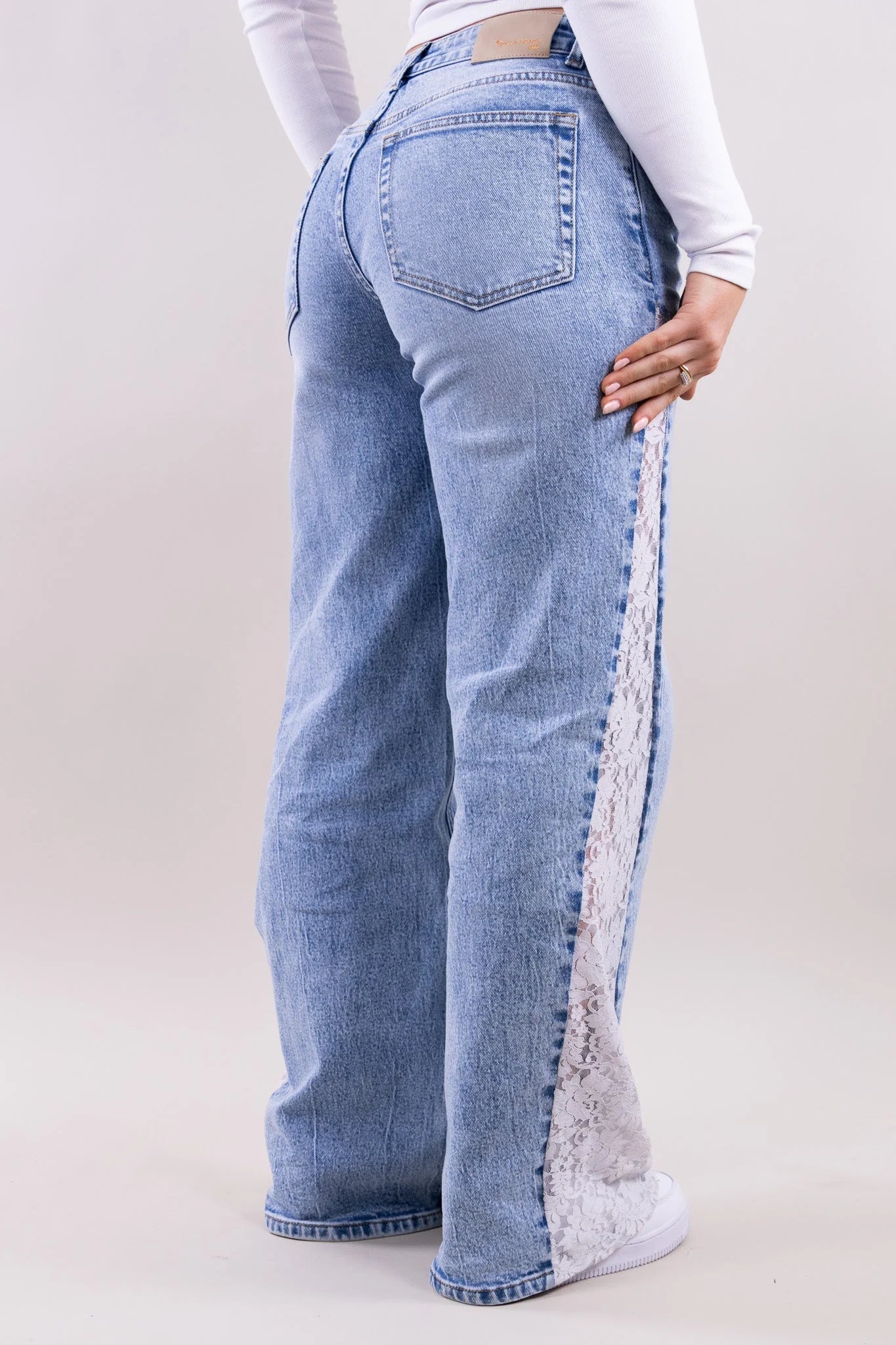 Viral Lace BBL Jeans