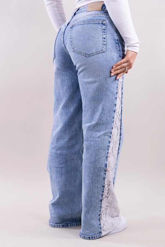 Viral Lace BBL Jeans