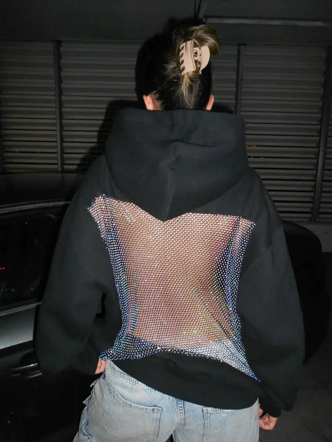 Transparent Back Hoodie